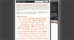 Desktop Screenshot of miamitickets.net